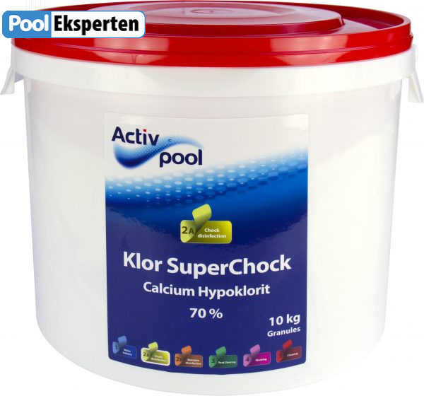 Klor Super Chock til vandbehandling af pools