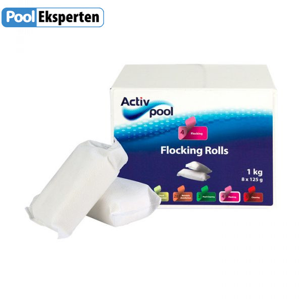 Flocking rolls - flokmiddel til poolen
