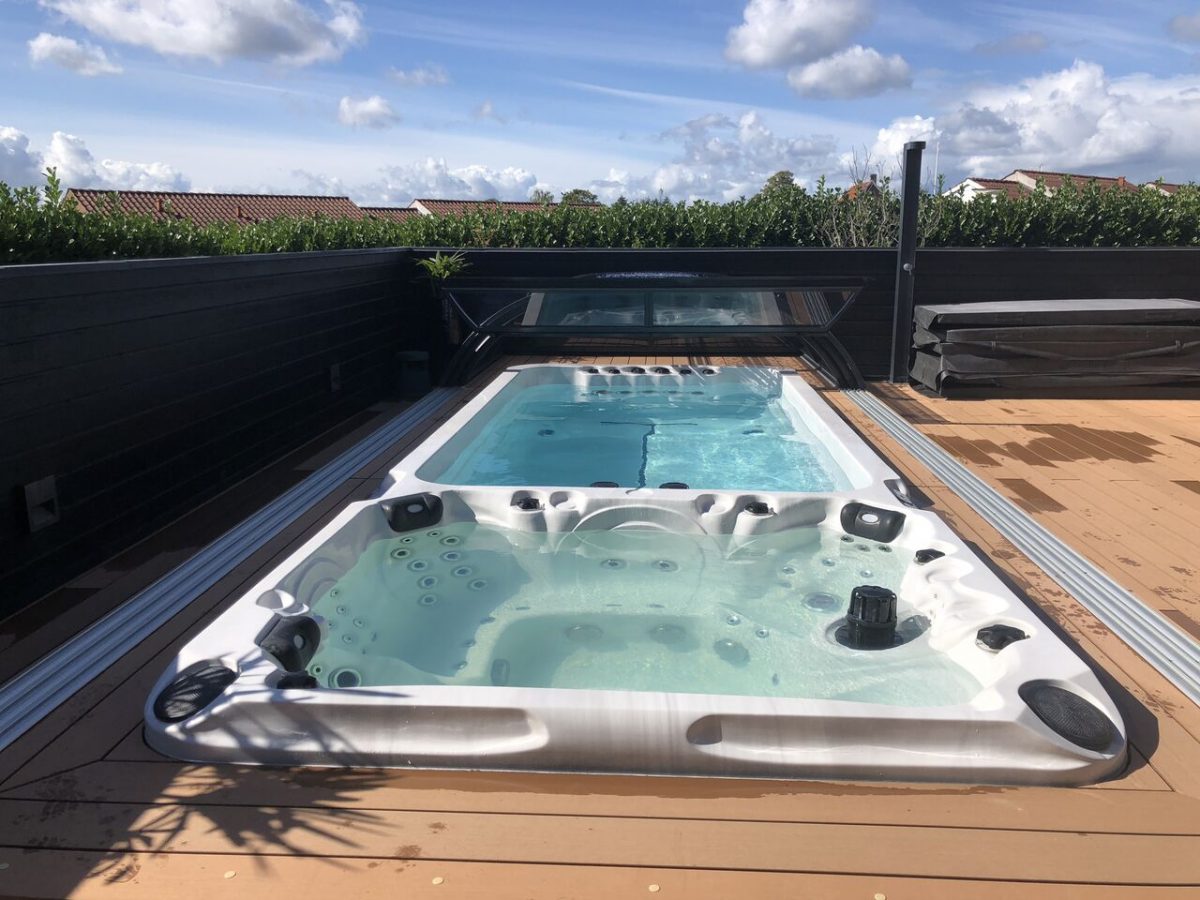 Swimspa leveret af Pool Eksperten