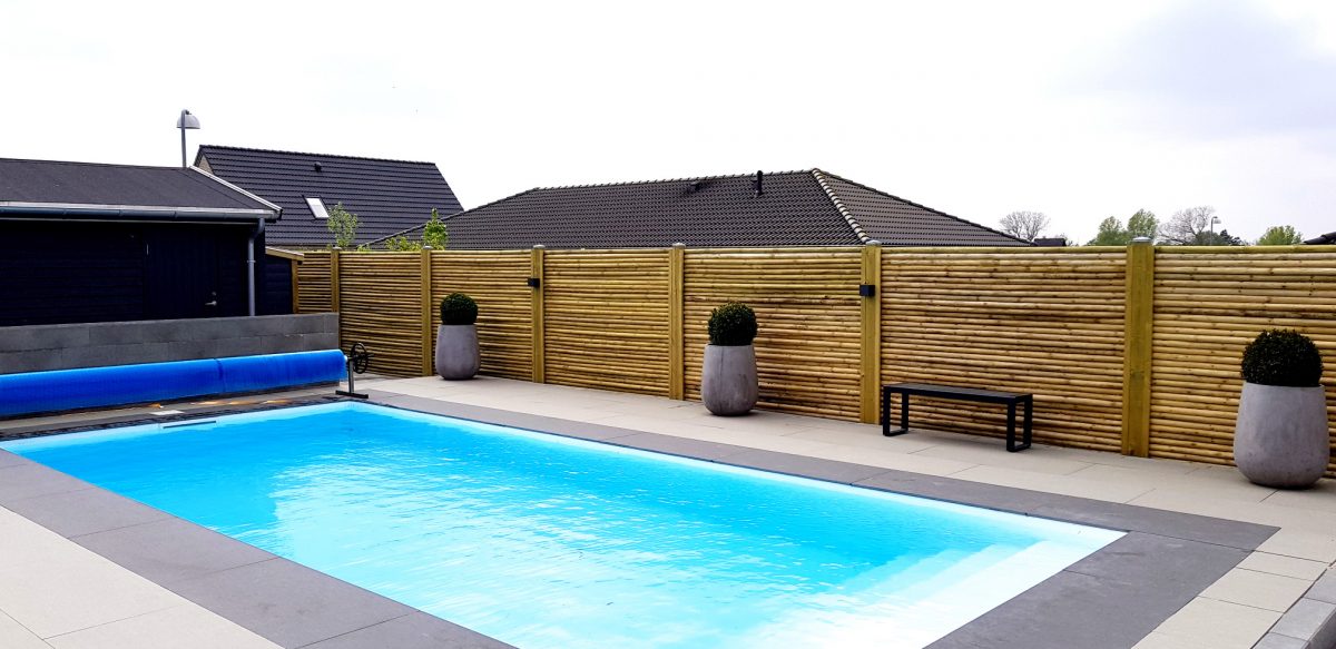 Lækker PP swimming pool i Roskilde etableret af Pool Eksperten