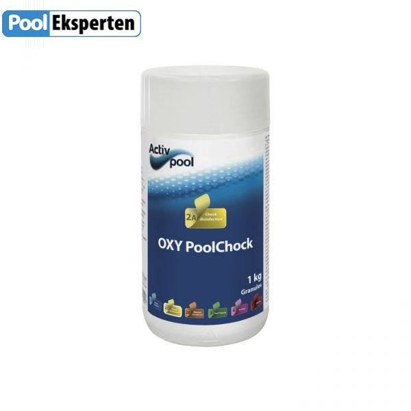 OXY PoolChock er klorfri behandling af poolvand