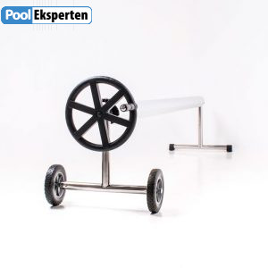 pool oprulningsstativ med hjul af rustfrit stål