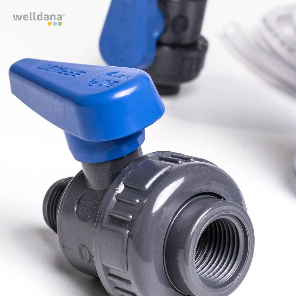 Sensorholder sæt til 1 sensor inkl. ventiler, slange og nipler