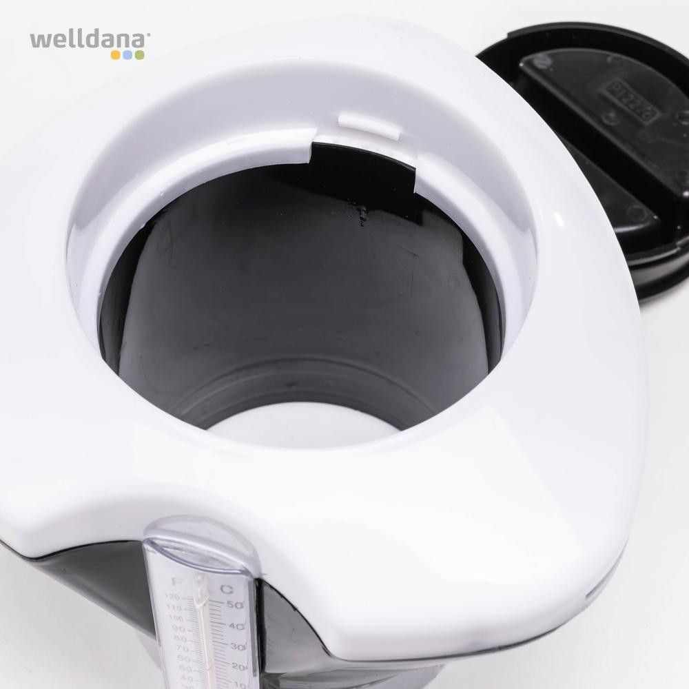 Comfortana Klor dispencer m. termometer Sort/hvid