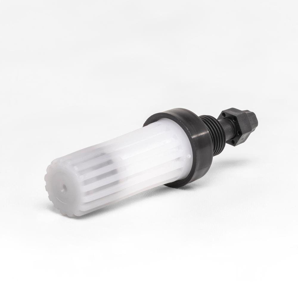 Sugefilter med vægtlod. Til slange 4-6mm.