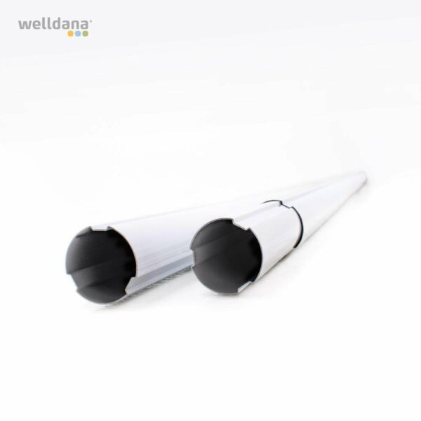 3" Alu-rør max 6,8mtr Til oprulningsstativer.