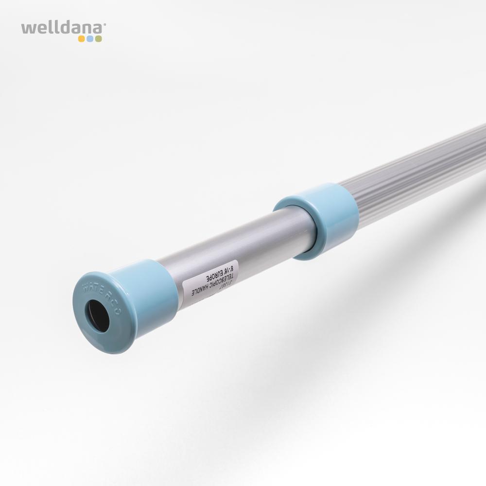 Teleskopstang 2,4 - 4,8 m Aluminium 2-delt