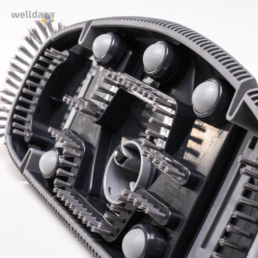 Comfortana bundsuger hoved Sort/ grå  m. sidebørster