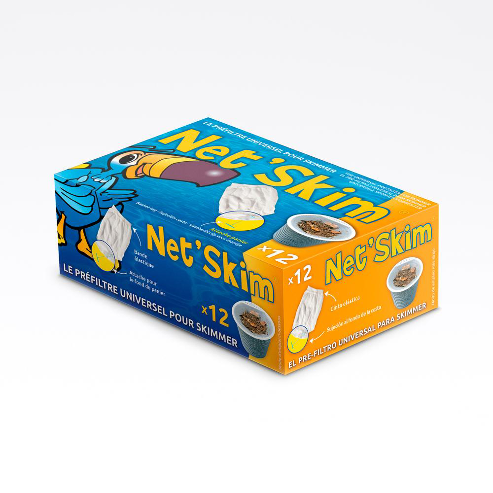 Filter pose til skimmer kurv a 12 styk