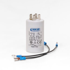 Kondensator 20uf Koral 0,75kW/1hk L 72 mm inkl. stik