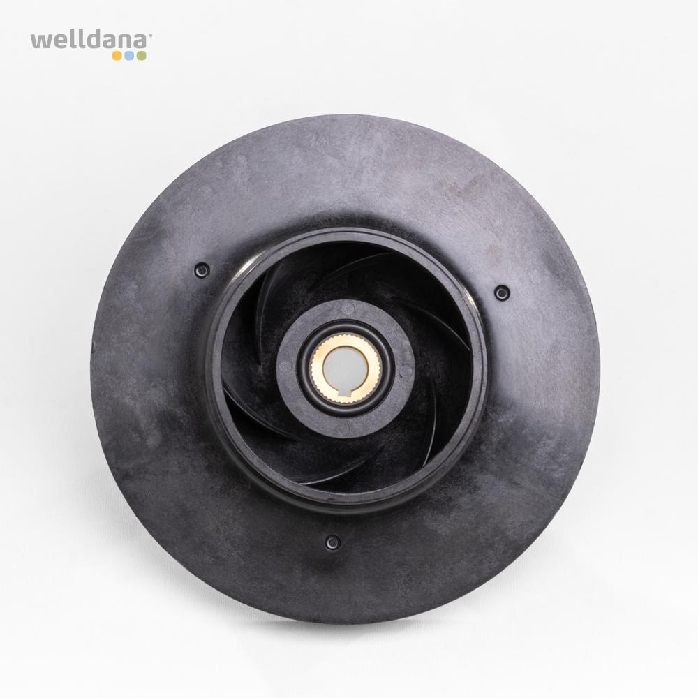 Impeller + O-ring f. 1,1 kw ny model InverPro pumpe No 19 + 32