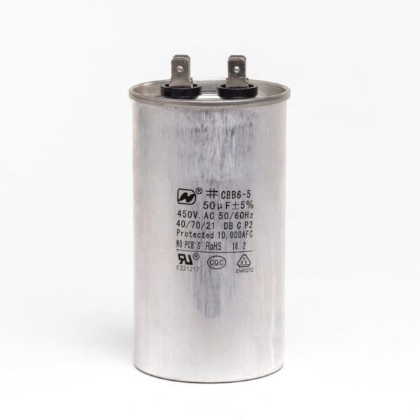 Compressor Capacitor 50 uf f. 34-180102 + 122 + 132
