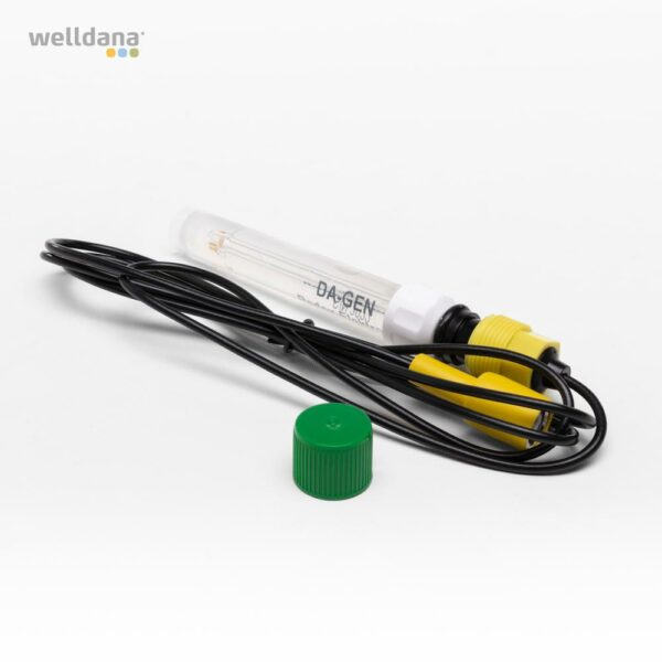 Redox måler (guld) 2m med BNC stik