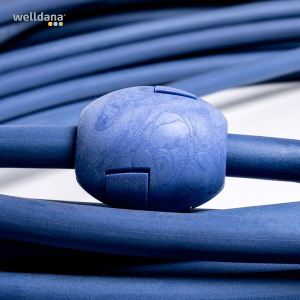 Kabel m. svivel 40 m. 2x2(14-01)