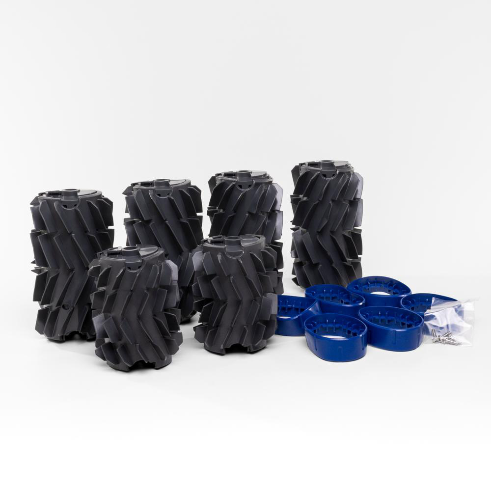 Kit 6 Børster og 6 dæk AQV6 Hayward