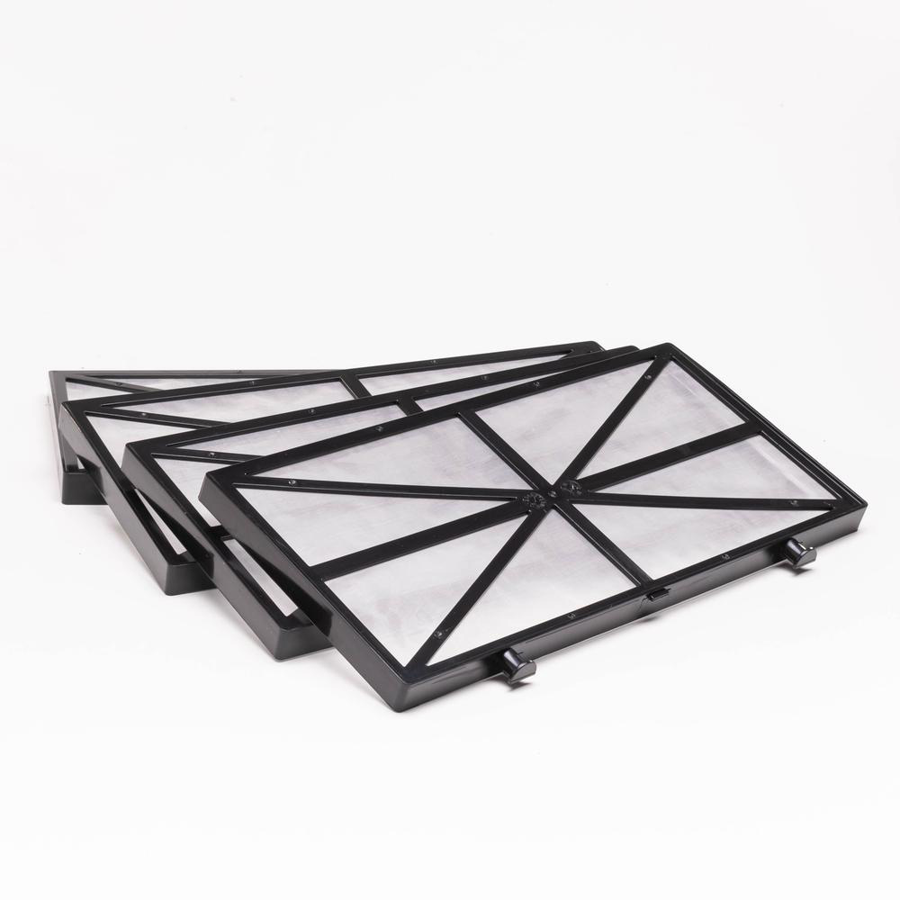 SR & RC. Filterplader 100 µm sæt a 4 stk. model fin