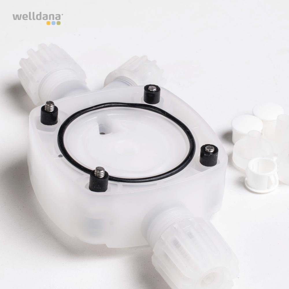 Komplet pumpehoved 5l Ductural f/kemikalie pumpe. Ny model.