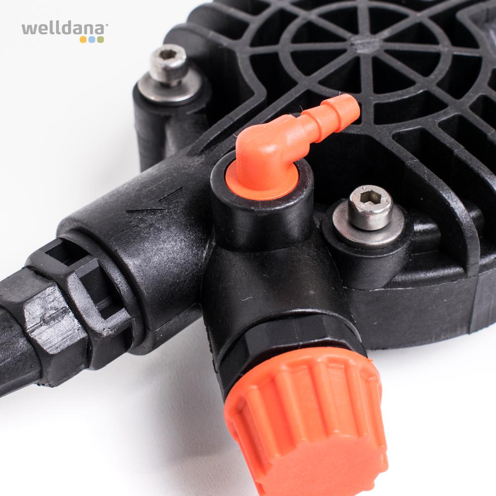 Komplet pumpehoved 1 & 5 l. f/kemikalie pumpe