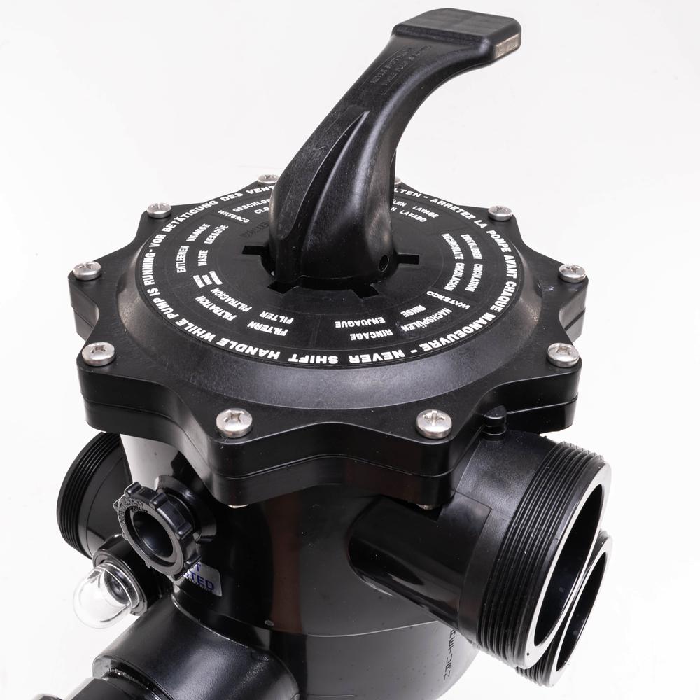 Multiportventil 2 1/2" til PPG  filter deluxe til Ø 900 side