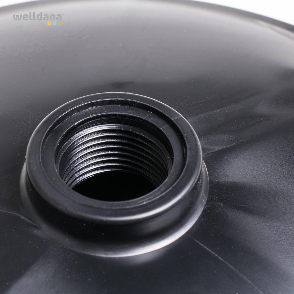 Black lid f. Welldana filter side mounted BW/Plastic
