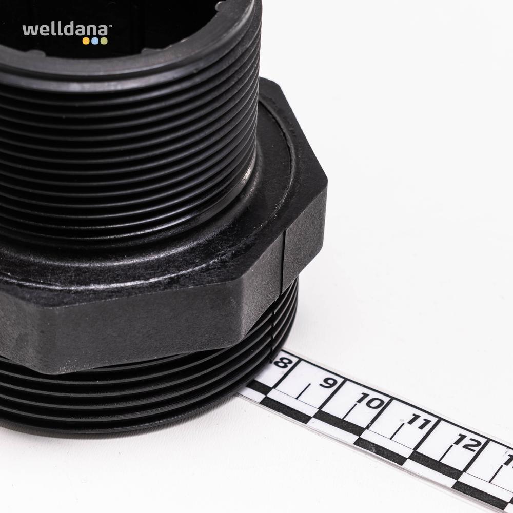 Tankgennemfør., 1½" m/pakning t/BL- filter