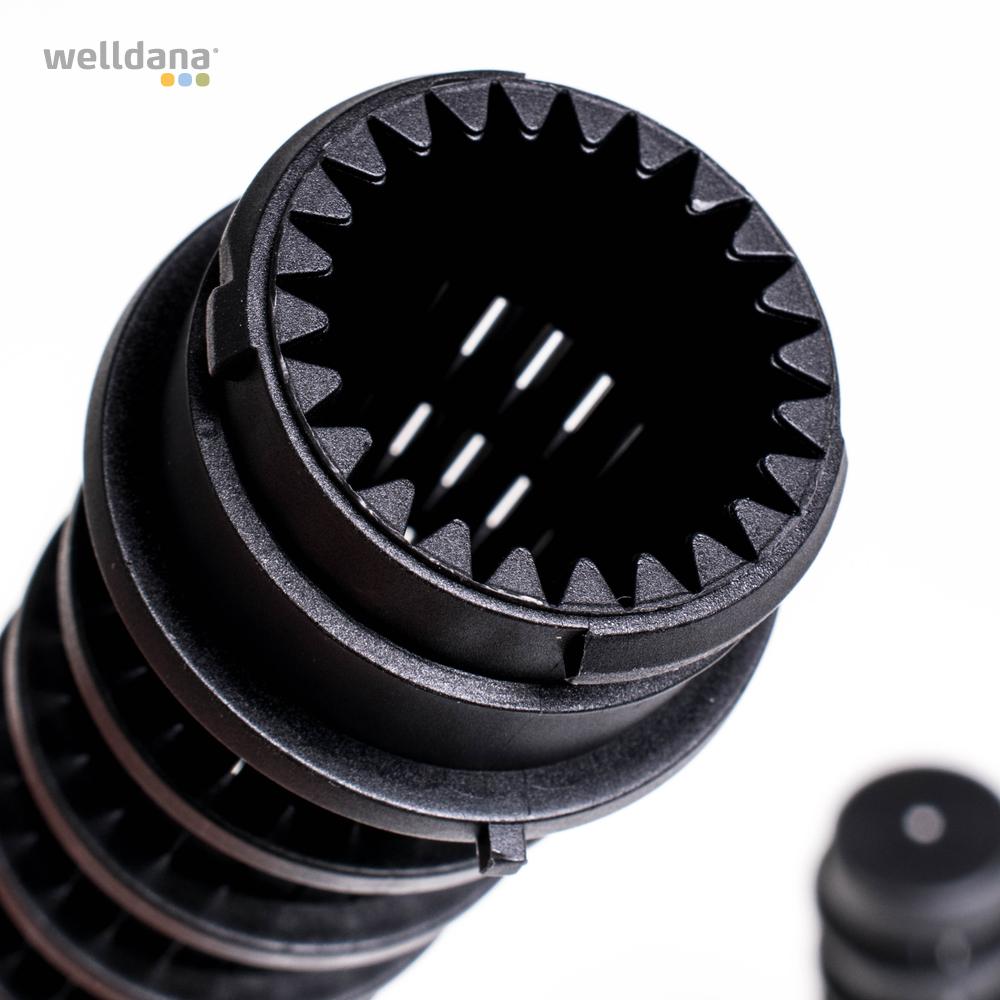 Lateral rør Sort  Click system L =  80mm f. Artik  Ø 400