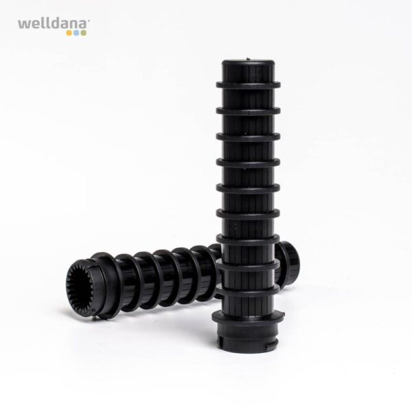 Lateral rør Sort  Click system L = 140 mm f. Artik Ø 520