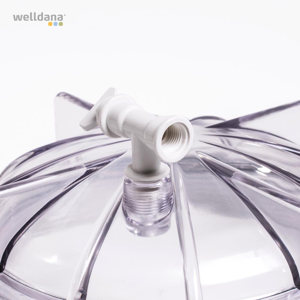 Låg til BL-filter incl. O-ring og luftventil