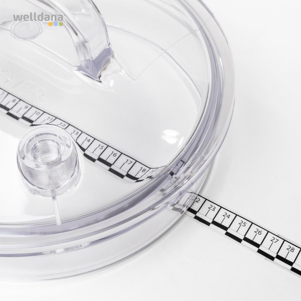 Transperant filter låg f. PPG filter  Delux  8 "