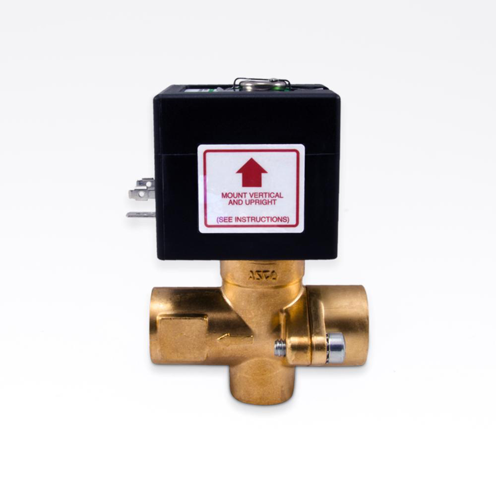 Magnetventil til automatisk tømning af generator.