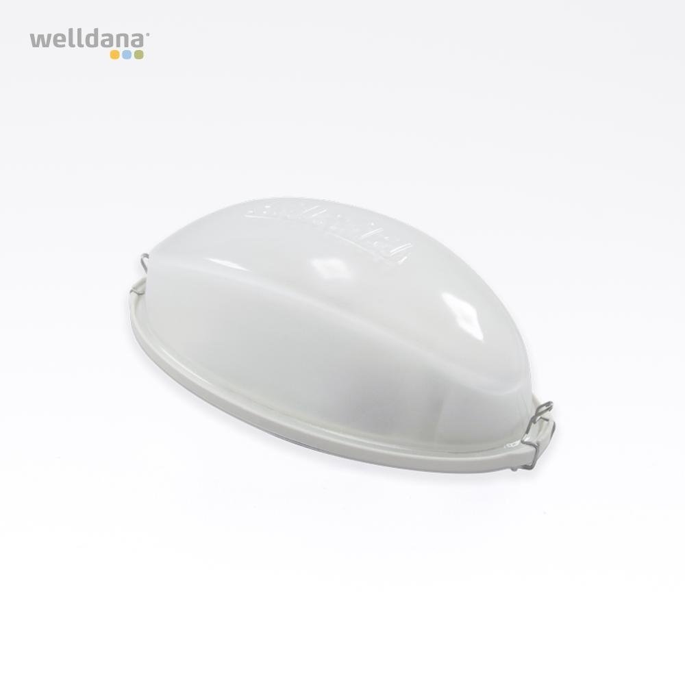 Saunalampe. 230V.  E14. max 40W. IP54. Oval model.