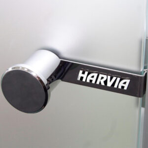 Håndtag + lås til sauna trædør Med magnetlås.