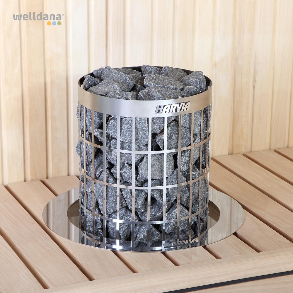 Flangering til bænkmontage. Rustfrit stål til Cilindro