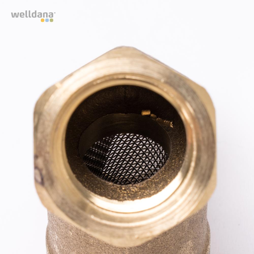 Snavsfilter m/brystnippel ½" Til magnetventil.