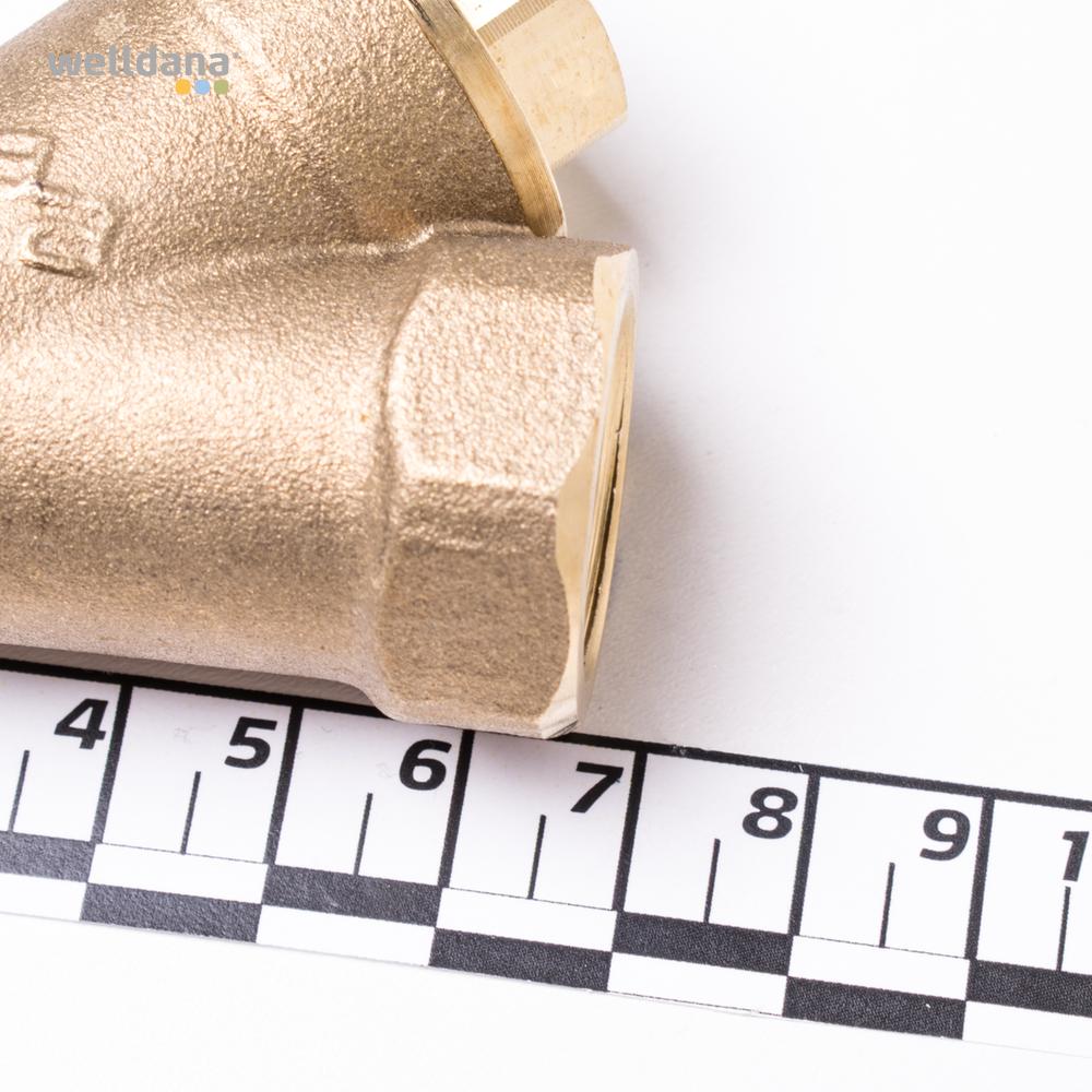 Snavsfilter m/brystnippel ½" Til magnetventil.