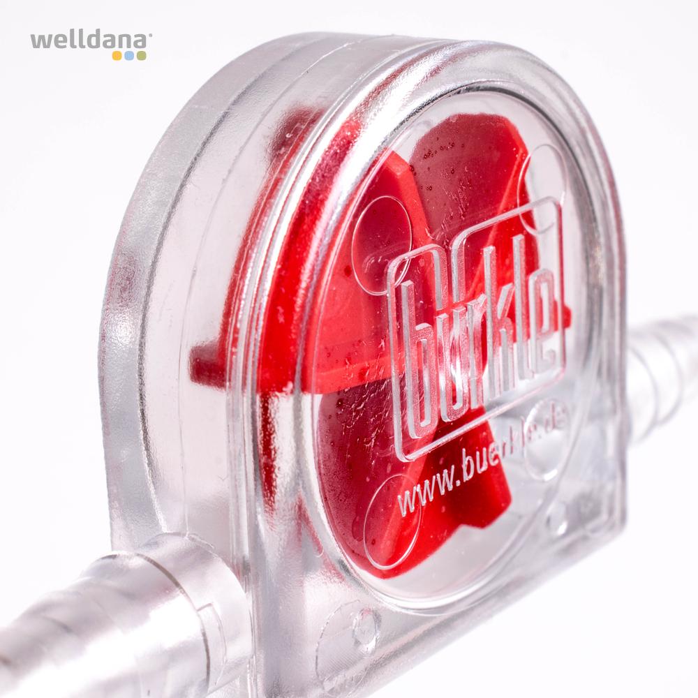 Flow indikator LiquiMobil, SAN , røde Comfortana Pro II