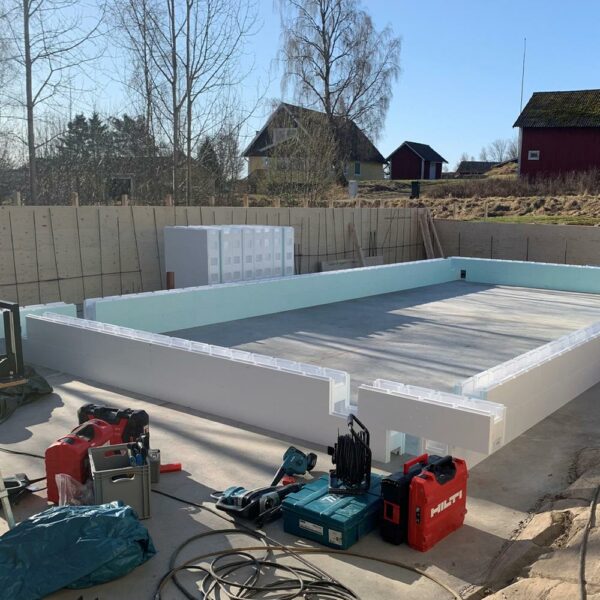 PPG Styroporsten plus 1000x250x300 Hårdhed PS40 yderside - PS80 inderside
