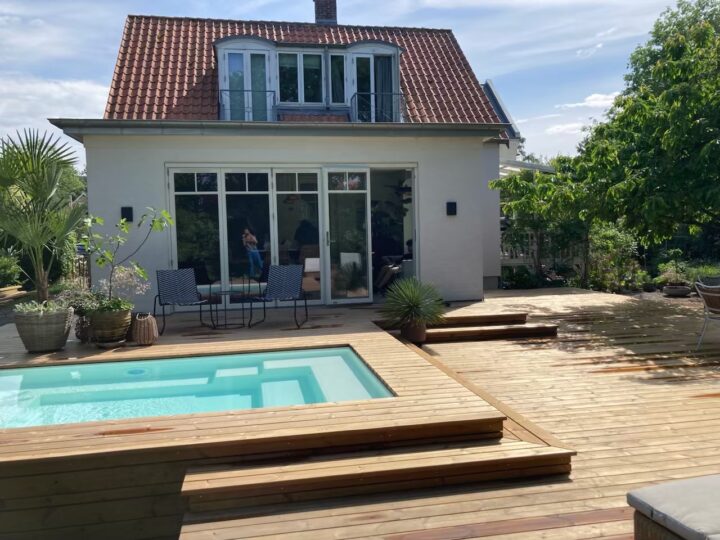 Projekt: Levering af plunge pool på Frederiksberg