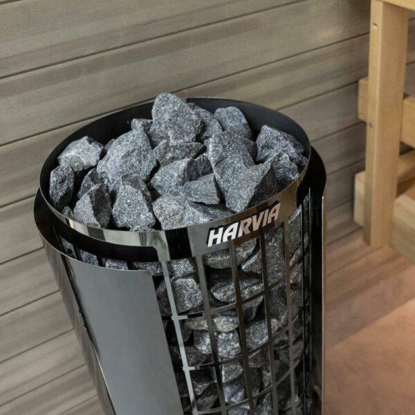 Cilindro fritstående saunaovn med indbygget styring