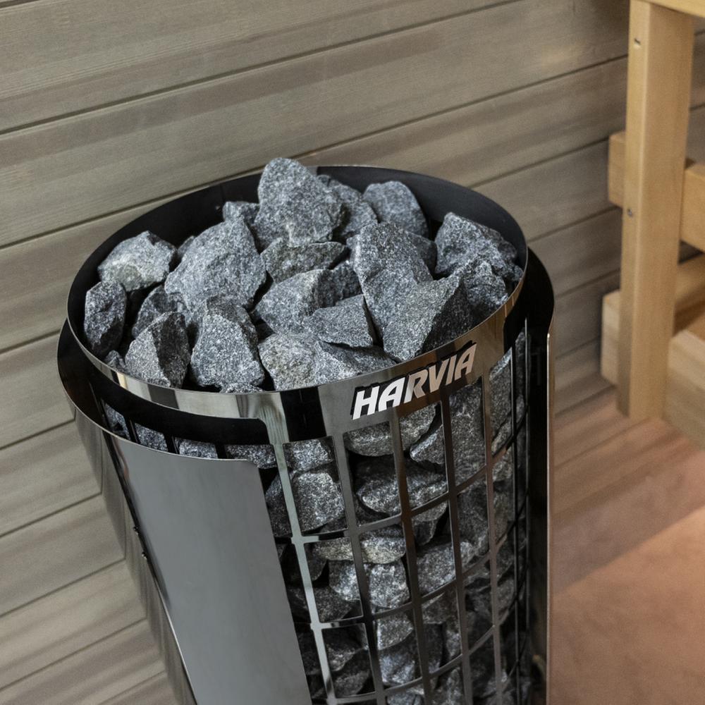 Cilindro fritstående saunaovn med indbygget styring
