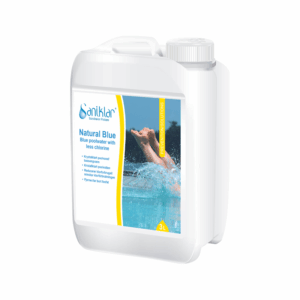 Natural Blue fjerner fosfat fra poolvandet og gør poolvandet mere klart.