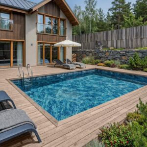 Poolpakke Standard 4 x 8 x 1,50 m