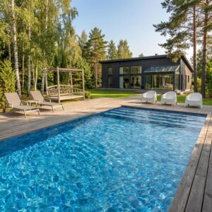 Poolpakke Farvorit 3 x 6 x 1,5 m