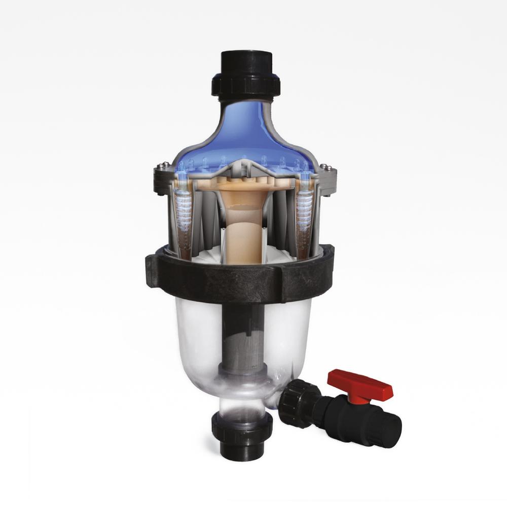 Waterco multi-cyclon forfilter max flow: 18m3/h