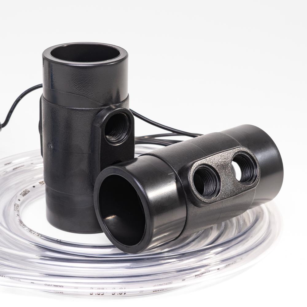 Frit klor sæt, m. amperistatisk sensor og flowcell